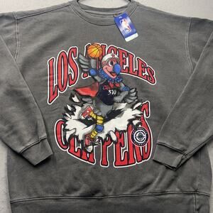 NBA Los Angeles Clippers Pullover Hoodie Sweatshirt - Mens Medium M